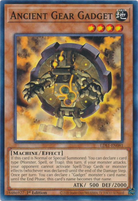 Ancient Gear Gadget [LDS1-EN081] Common | Odin's Place