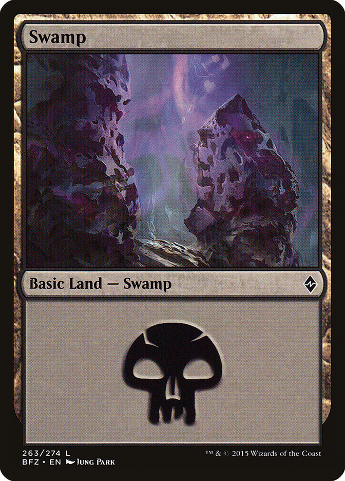 Swamp (263) [Battle for Zendikar] | Odin's Place