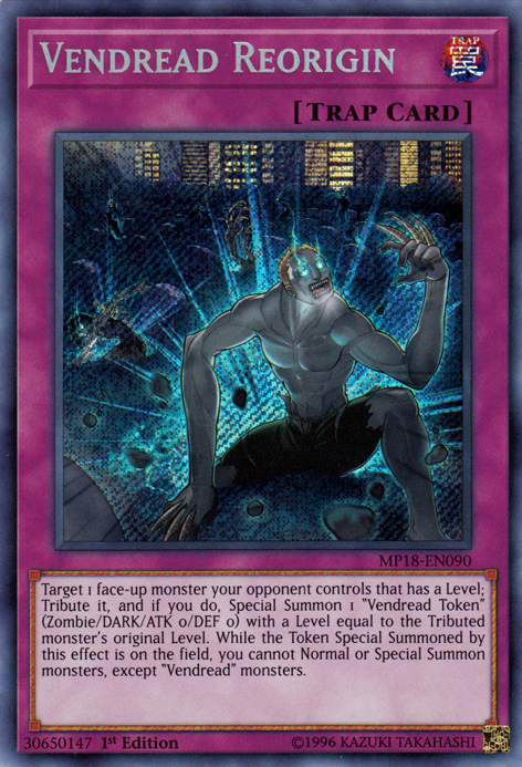 Vendread Reorigin [MP18-EN090] Secret Rare | Odin's Place