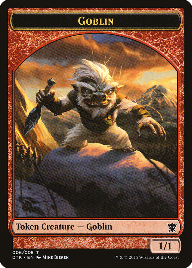 Goblin Token (6) [Dragons of Tarkir Tokens] | Odin's Place