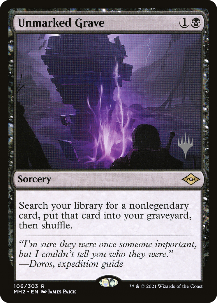 Unmarked Grave (Promo Pack) [Murders at Karlov Manor Promos] | Odin's Place