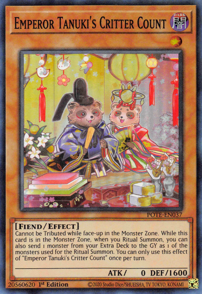 Emperor Tanuki's Critter Count [POTE-EN037] Super Rare | Odin's Place