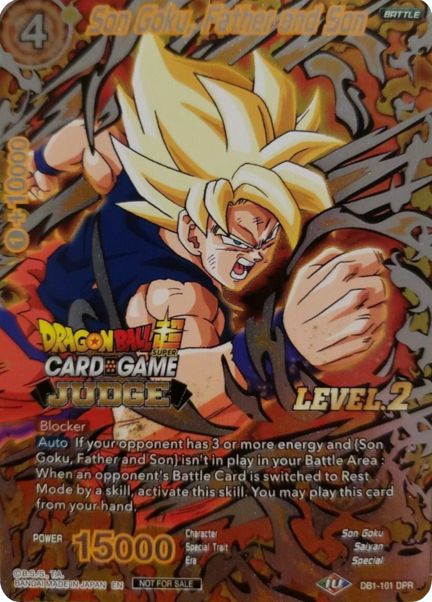 Son Goku, Father and Son (Level 2) (DB1-101) [Promotion Cards] | Odin's Place