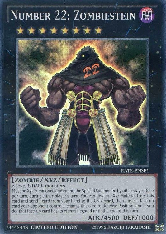 Number 22: Zombiestein [RATE-ENSE1] Super Rare | Odin's Place