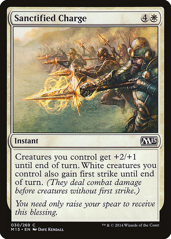 Sanctified Charge (30) [Magic 2015] | Odin's Place
