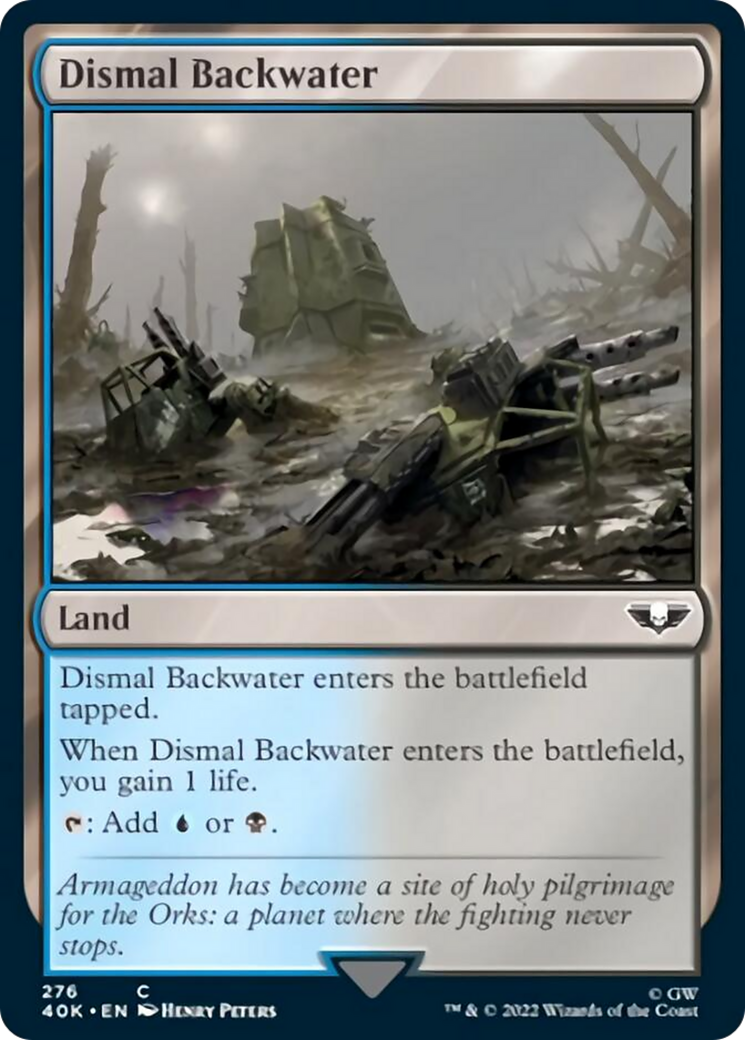 Dismal Backwater (Surge Foil) [Warhammer 40,000] | Odin's Place
