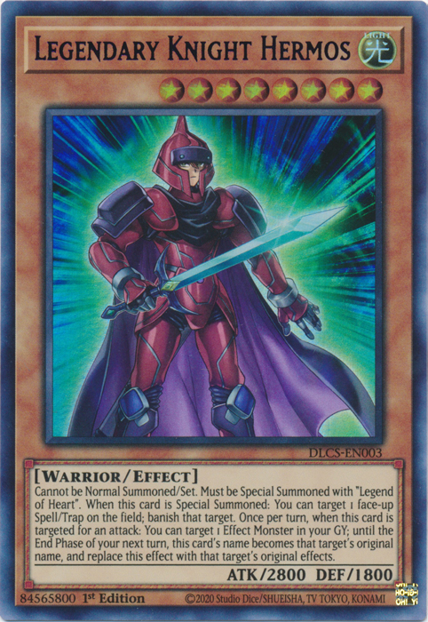 Legendary Knight Hermos (Purple) [DLCS-EN003] Ultra Rare | Odin's Place