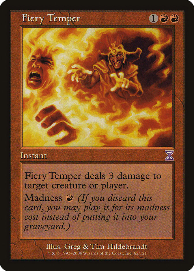Fiery Temper (62) [Time Spiral Timeshifted] | Odin's Place