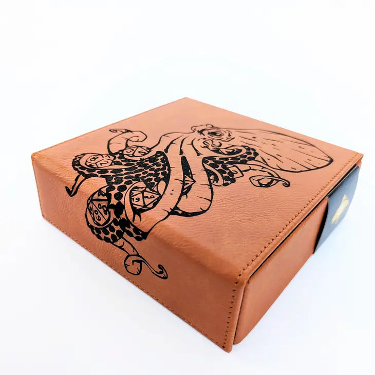 NTSD Gaming Vegan Leather Dice Box, Assorted Styles | Odin's Place