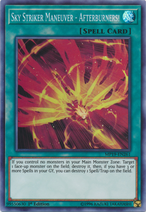 Sky Striker Maneuver - Afterburners! [MP19-EN261] Super Rare | Odin's Place