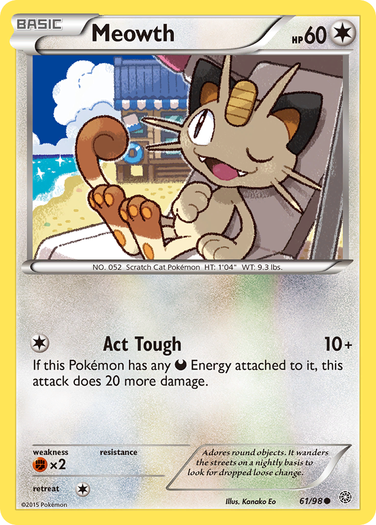 Meowth (61/98) [XY: Ancient Origins] | Odin's Place