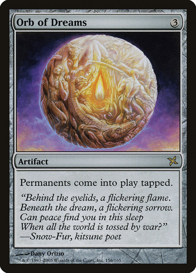 Orb of Dreams (156) [Betrayers of Kamigawa] | Odin's Place