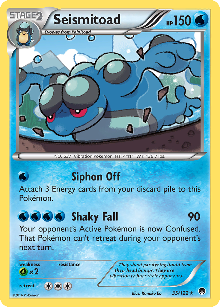 Seismitoad (35/122) [XY: BREAKpoint] | Odin's Place