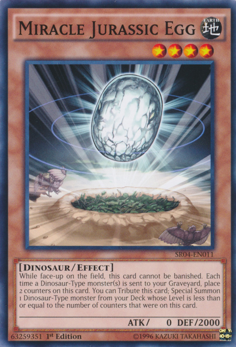 Miracle Jurassic Egg [SR04-EN011] Common | Odin's Place