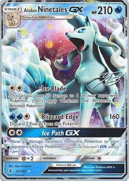 Alolan Ninetales GX (22/145) (Ice Path FTW - Zachary Bokhari) [World Championships 2017] | Odin's Place