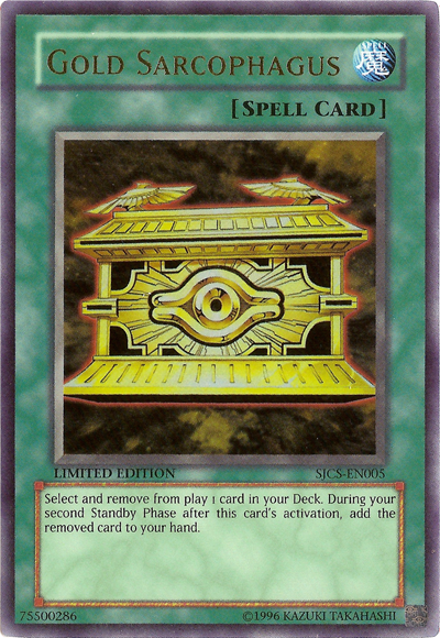 Gold Sarcophagus [SJCS-EN005] Super Rare | Odin's Place