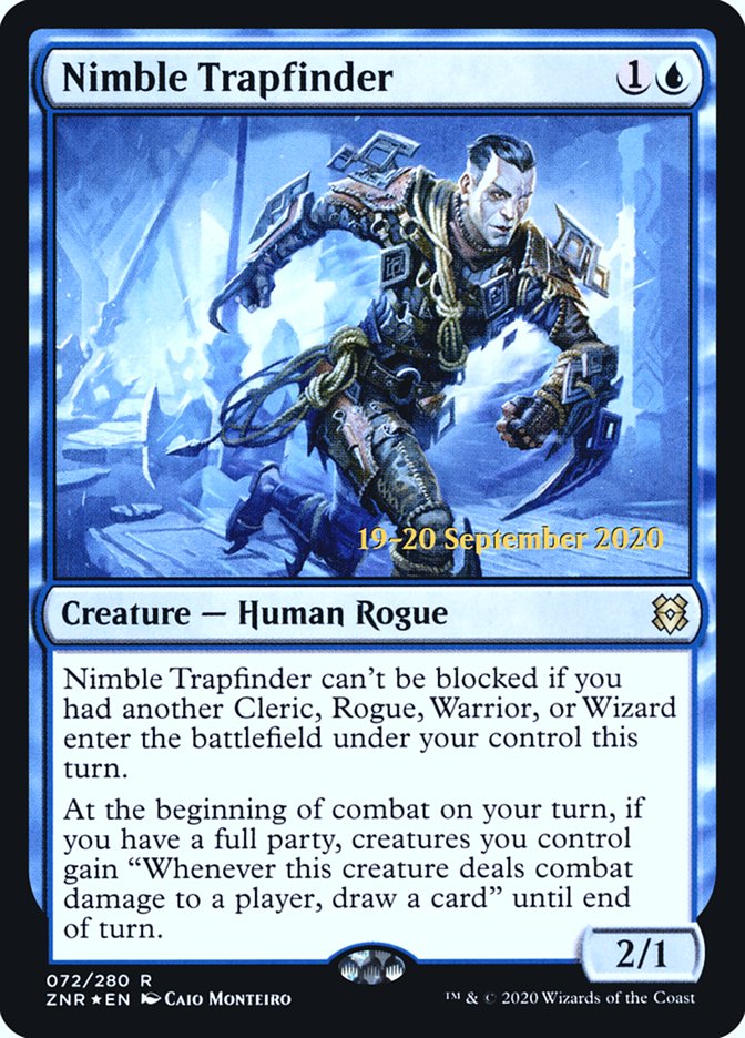 Nimble Trapfinder [Zendikar Rising Prerelease Promos] | Odin's Place