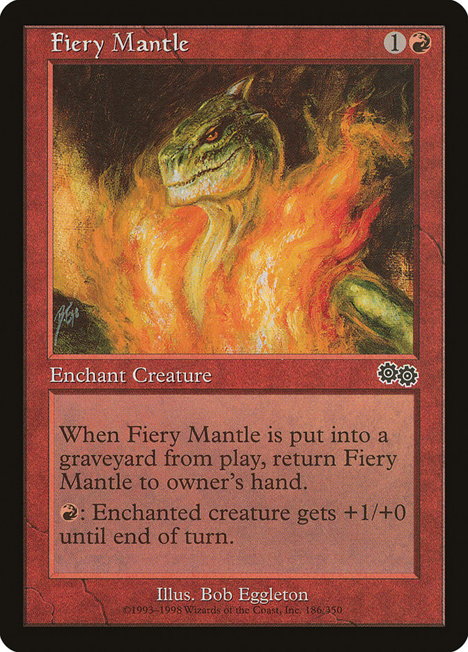 Fiery Mantle (186) [Urza's Saga] | Odin's Place