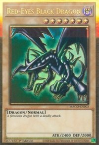 Red-Eyes Black Dragon [MAGO-EN003] Gold Rare | Odin's Place