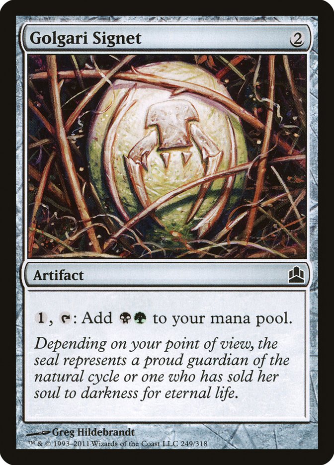 Golgari Signet (249) [Commander 2011] | Odin's Place