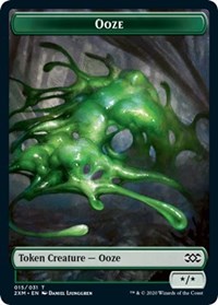 Ooze // Tuktuk the Returned Double-Sided Token [Double Masters Tokens] | Odin's Place