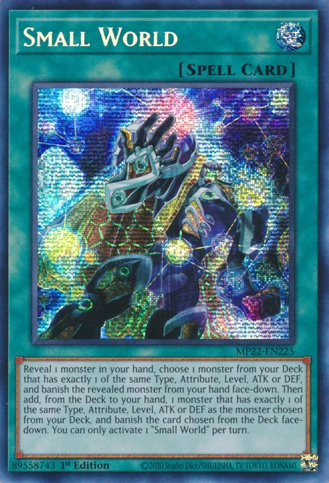 Small World [MP22-EN225] Prismatic Secret Rare | Odin's Place