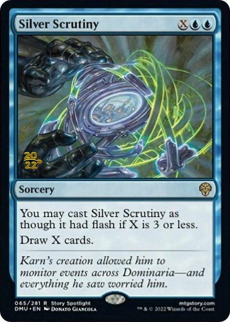 Silver Scrutiny [Dominaria United Prerelease Promos] | Odin's Place