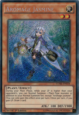 Aromage Jasmine [CORE-EN034] Secret Rare | Odin's Place