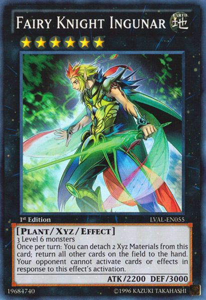 Fairy Knight Ingunar [LVAL-EN055] Super Rare | Odin's Place