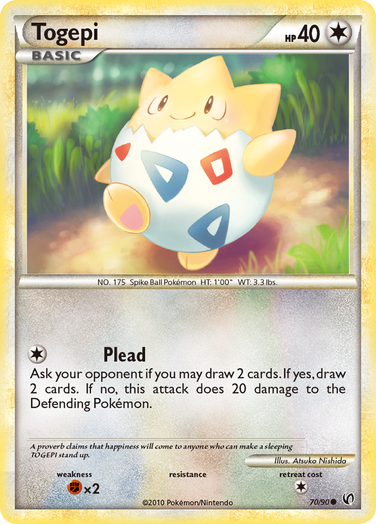 Togepi (70/90) [HeartGold & SoulSilver: Undaunted] | Odin's Place