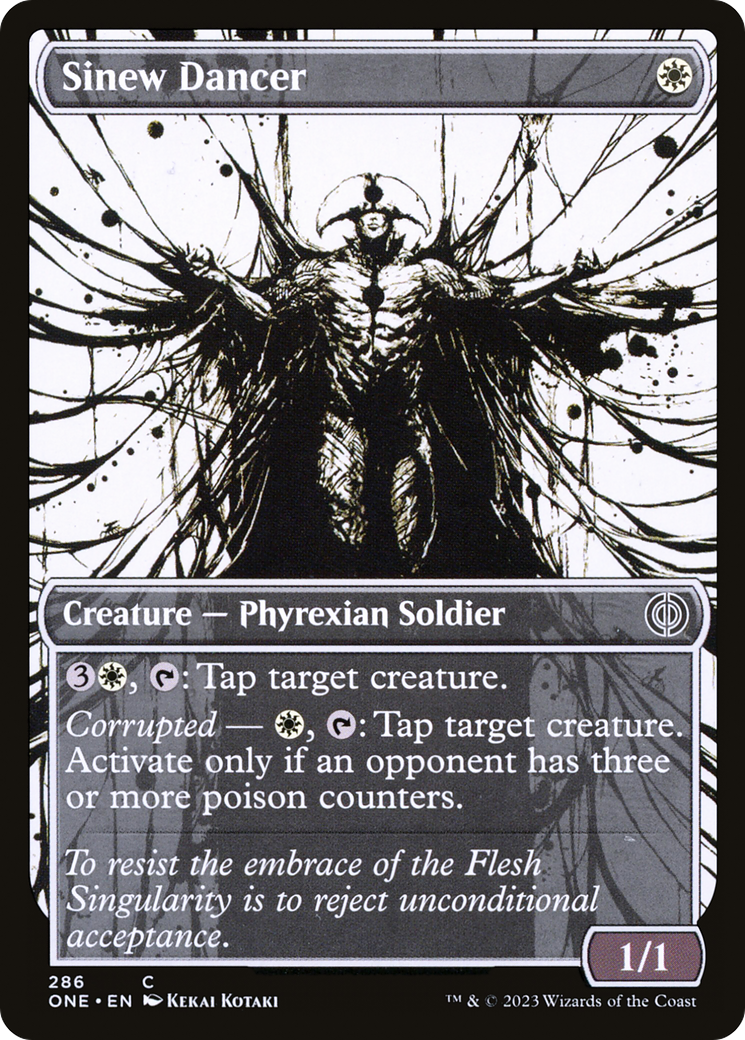 Sinew Dancer (Showcase Ichor) [Phyrexia: All Will Be One] | Odin's Place