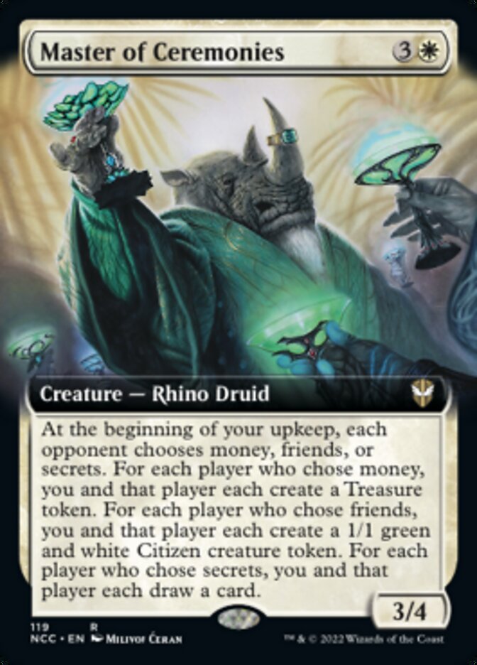 Master of Ceremonies (Extended Art) [Streets of New Capenna Commander] | Odin's Place