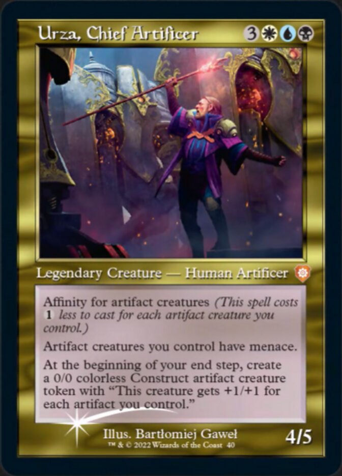 Urza, Chief Artificer (040) (Retro) (Display Commander) [The Brothers' War Commander] | Odin's Place