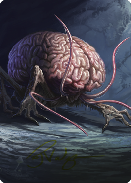 Intellect Devourer Art Card (Gold-Stamped Signature) [Commander Legends: Battle for Baldur's Gate Art Series] | Odin's Place