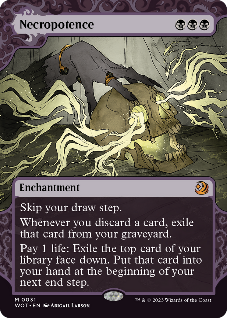 Necropotence [Wilds of Eldraine: Enchanting Tales] | Odin's Place