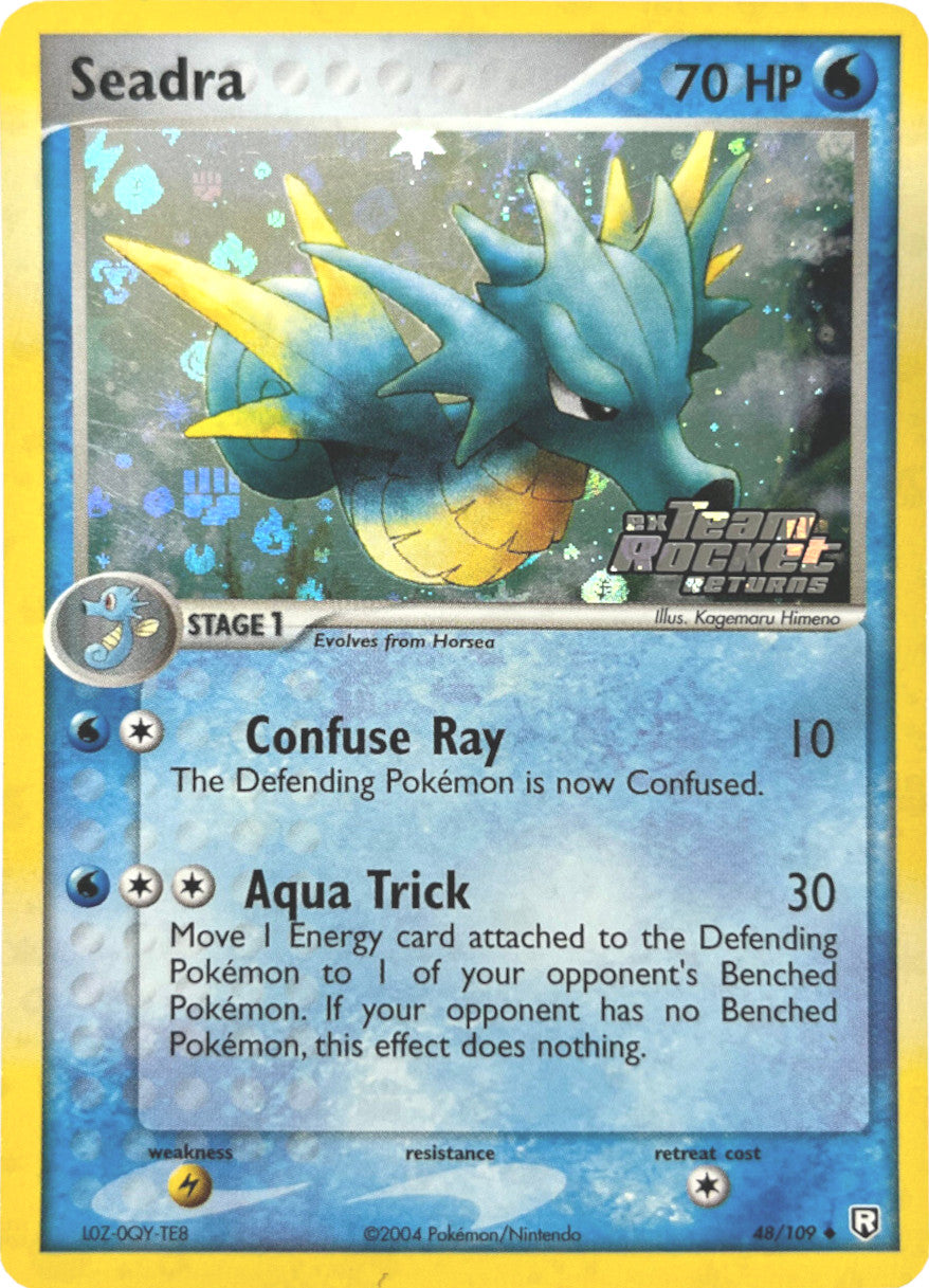 Seadra (48/109) (Stamped) [EX: Team Rocket Returns] | Odin's Place