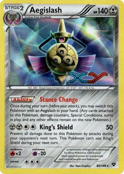 Aegislash (86/146) (Prerelease Promo) [XY: Black Star Promos] | Odin's Place