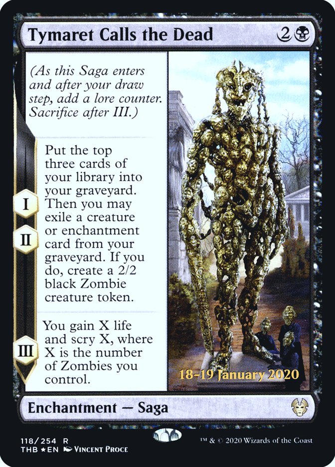 Tymaret Calls the Dead [Theros Beyond Death Prerelease Promos] | Odin's Place