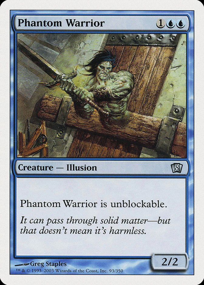 Phantom Warrior (93) [Eighth Edition] | Odin's Place