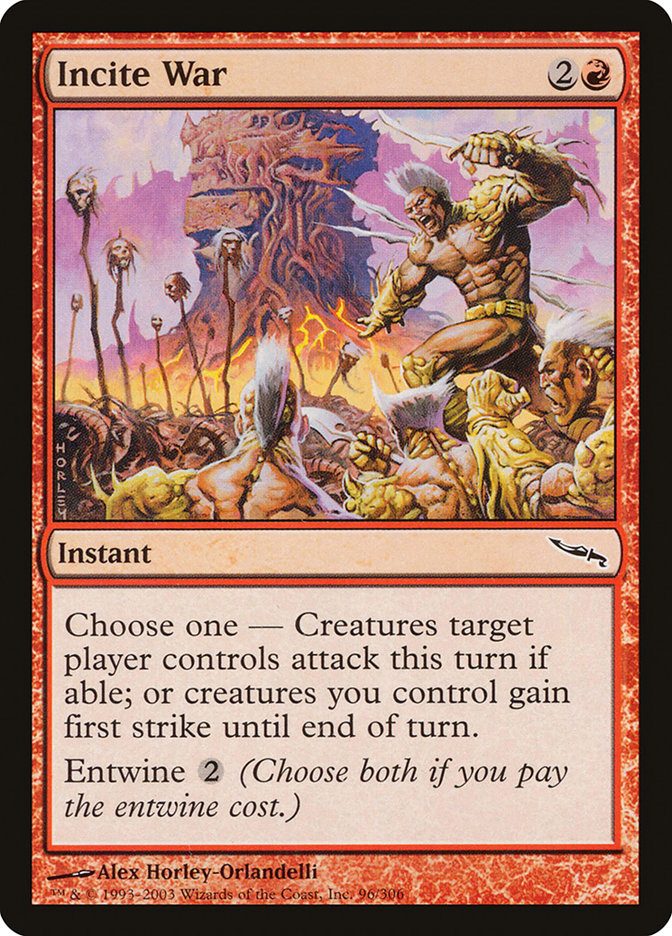 Incite War (96) [Mirrodin] | Odin's Place