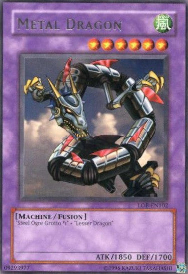 Metal Dragon [LOB-EN102] Rare | Odin's Place