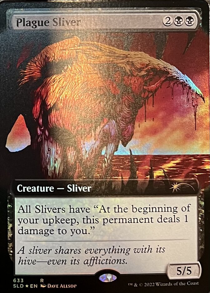 Plague Sliver (Extended Art) [Secret Lair Drop Promos] | Odin's Place