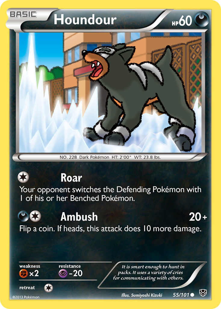 Houndour (55/101) [Black & White: Plasma Blast] | Odin's Place