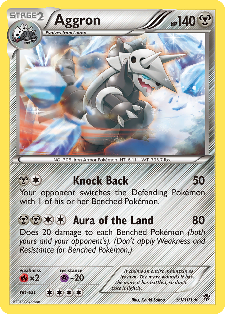 Aggron (59/101) [Black & White: Plasma Blast] | Odin's Place