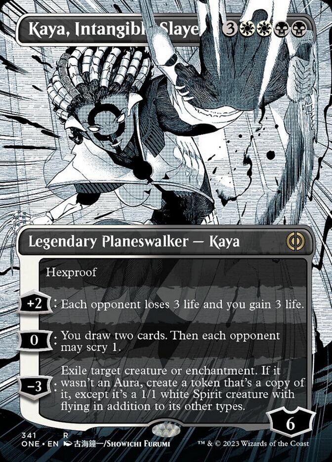 Kaya, Intangible Slayer (Borderless Manga) [Phyrexia: All Will Be One] | Odin's Place