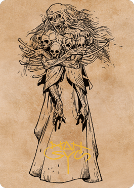 Myrkul, Lord of Bones Art Card (73) (Gold-Stamped Signature) [Commander Legends: Battle for Baldur's Gate Art Series] | Odin's Place