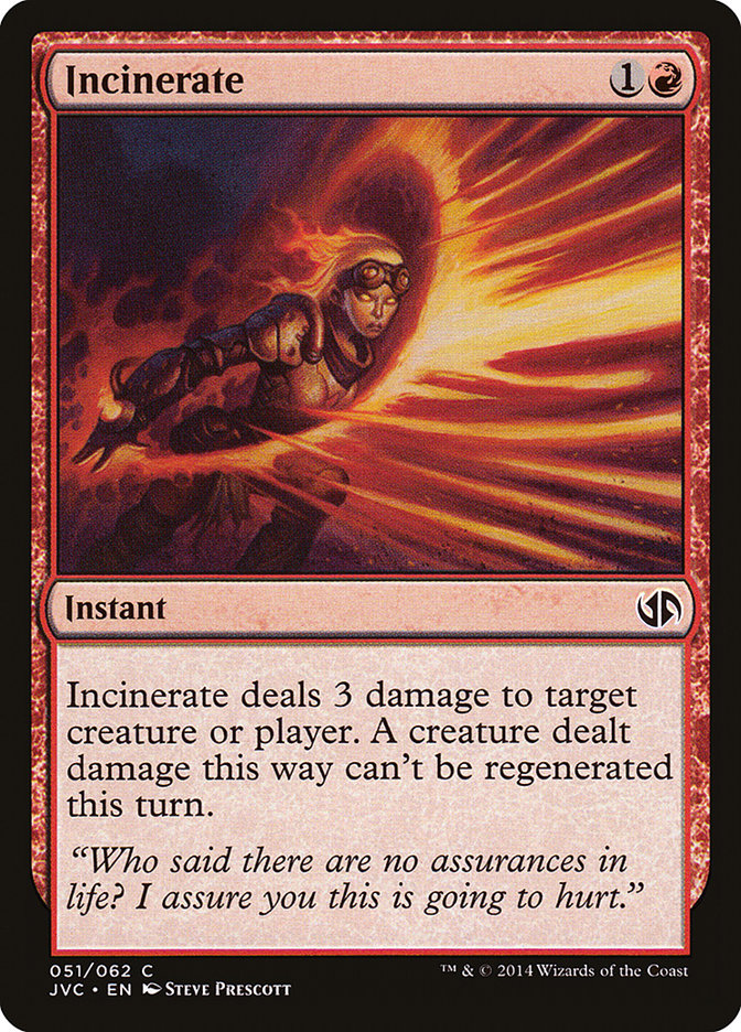Incinerate (51) [Duel Decks Anthology] | Odin's Place