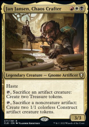 Jan Jansen, Chaos Crafter [Commander Legends: Battle for Baldur's Gate] | Odin's Place