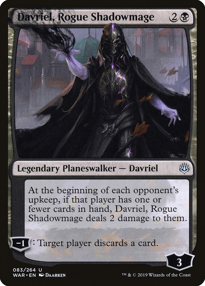 Davriel, Rogue Shadowmage (83) [War of the Spark] | Odin's Place