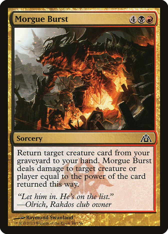Morgue Burst (86) [Dragon's Maze] | Odin's Place